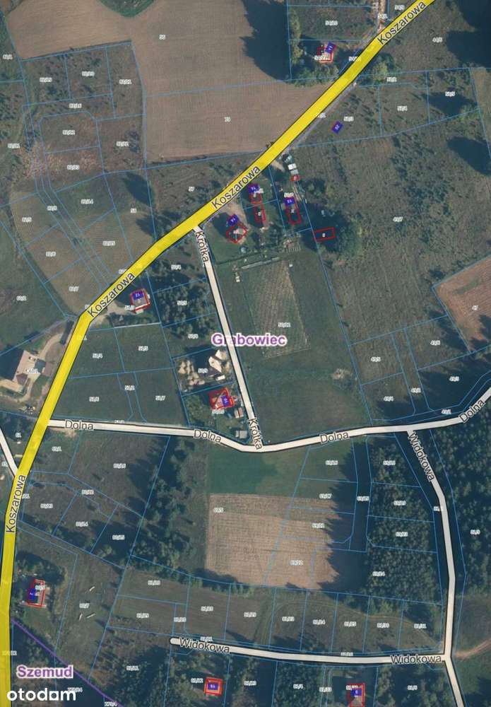 Działki Grabowiec gm.Szemud z wydanymi WZ-10