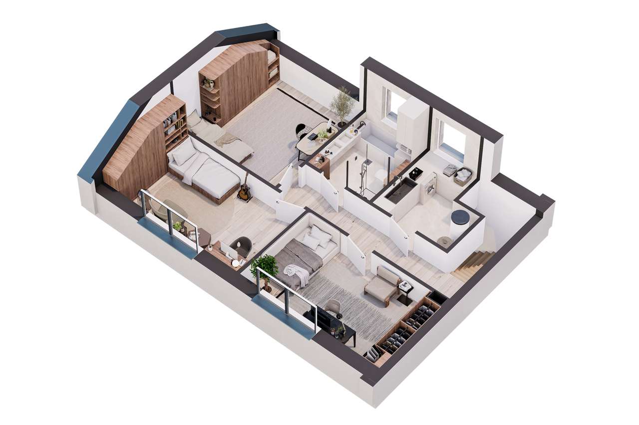 Mieszkanie w zabudowie bliźniaczej 129m +2 miejsca postojowe + ogródek-5