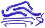 kit tubos radiador samco suzuki gsx-r 600 / 750 azul - 1