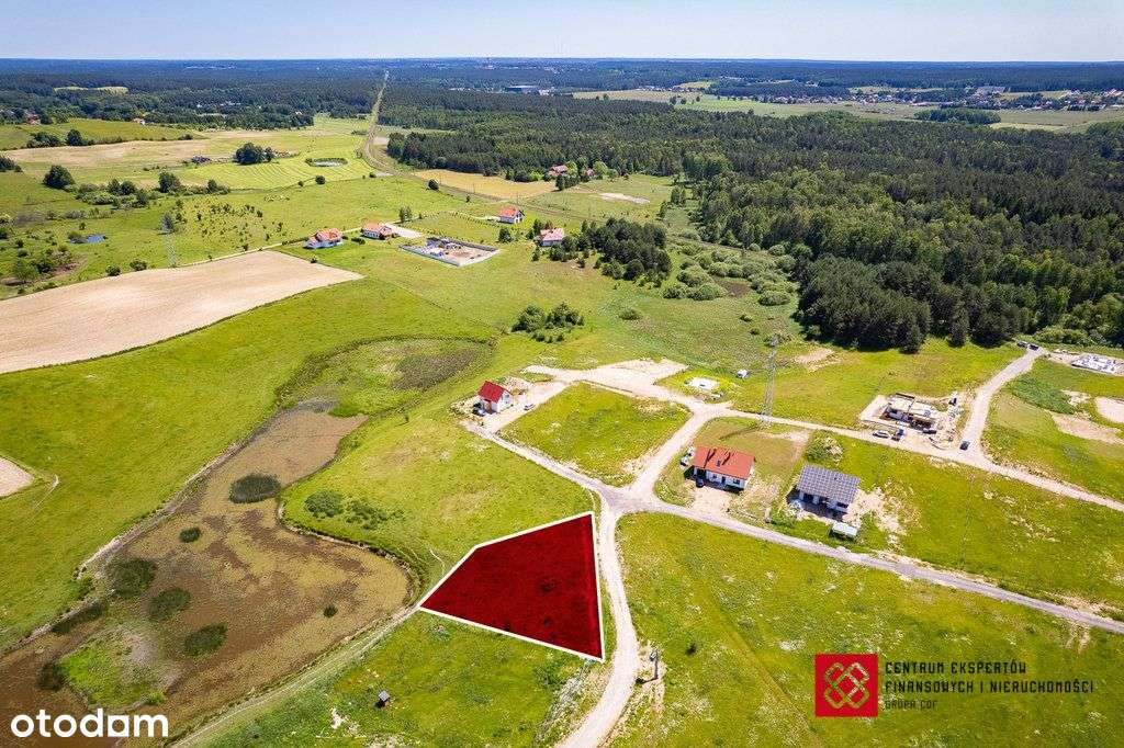 Jonkowo – działka budowlana 1022 m² + staw-6