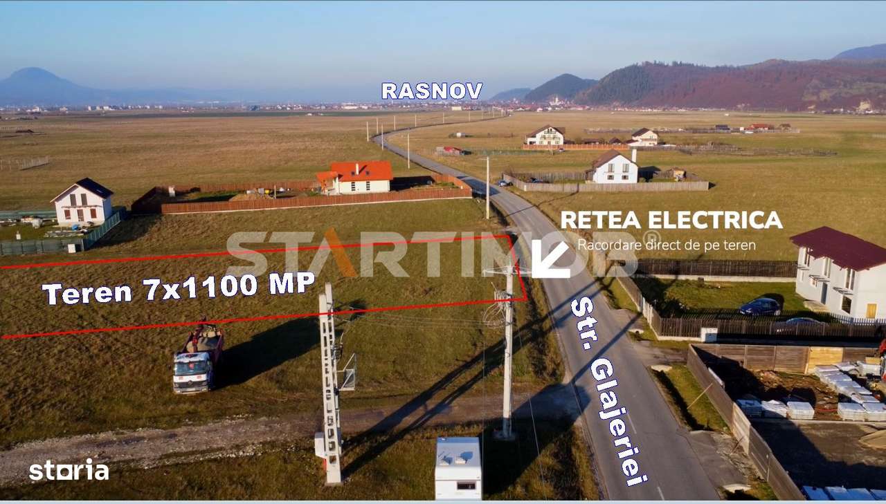 Teren cu PUZ Glajarie, Rasnov - Imagine principală: 2/8