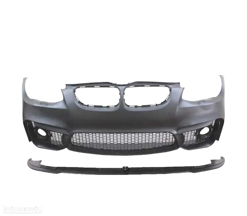 PARA-CHOQUES FRONTAL PARA BMW E92 LCI 10-14 LOOK M4 GRELHAS NEVOEIRO + SPOILER LIP - 2