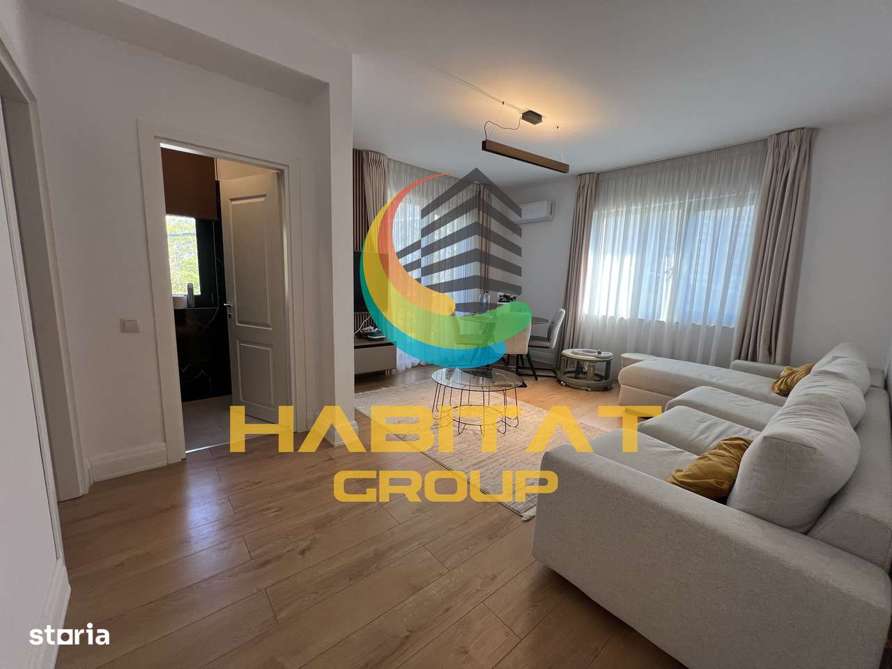 Sisesti 3 camere 73,6 mp 2 bai 2 balcone mobilat/utilat 6 min metrou - Imagine principală: 5/20