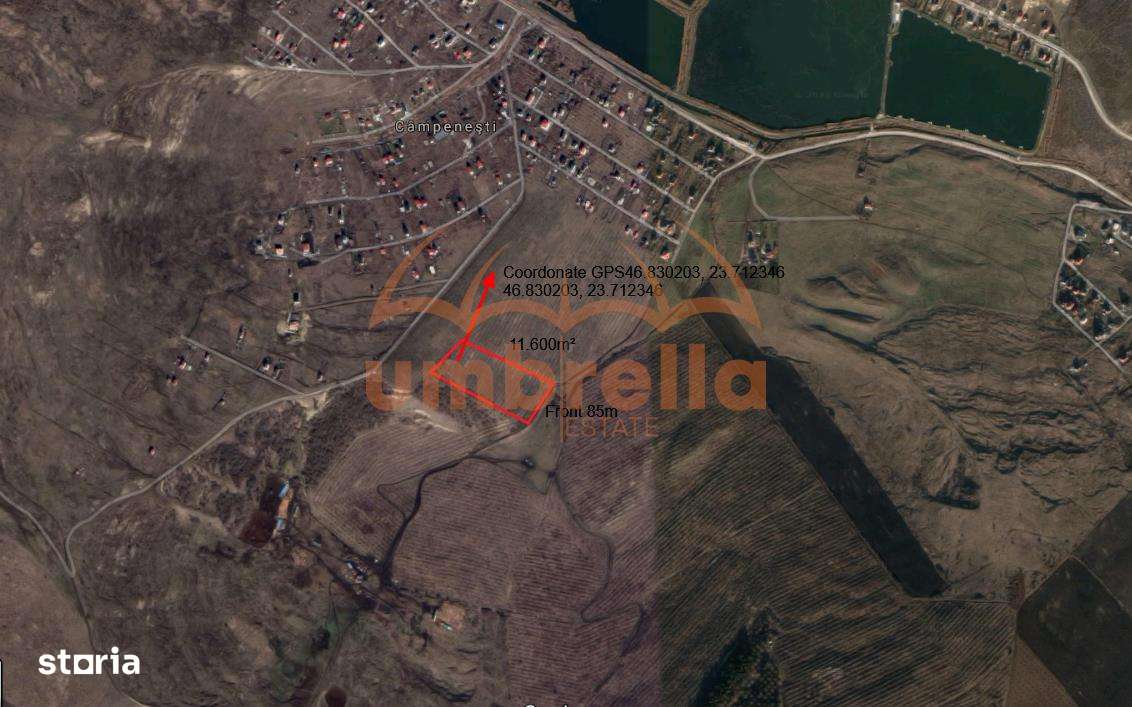 Teren de vanzare 11,600m²6€ m² in Campenesti, langa lacul 1 - Imagine principală: 5/5