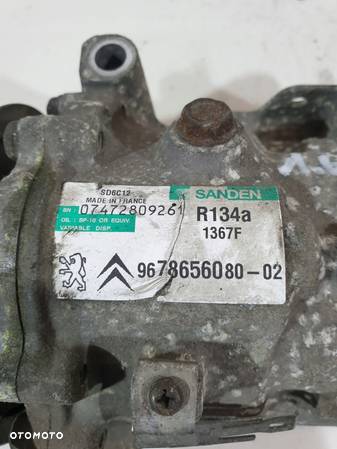 SPRĘŻARKA KLIMATYZACJI PEUGEOT 9678656080 1.6 HDI - 11