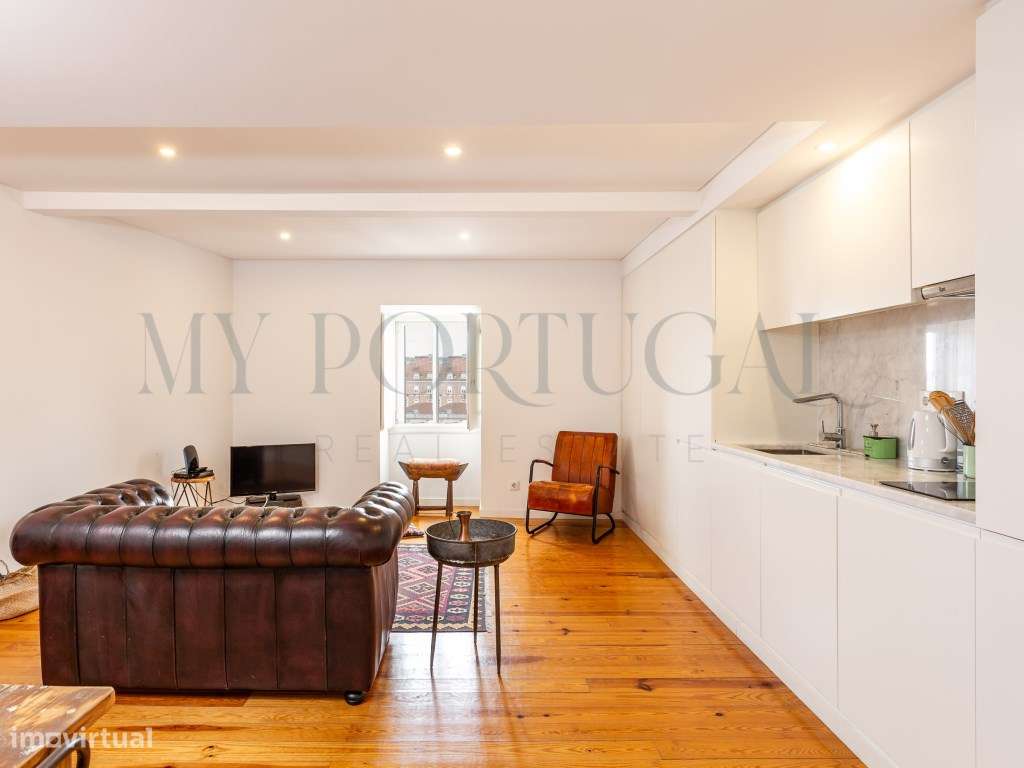 Apartamento T1 Renovado com Vista sobre Lisboa - Um Refúgio de Char... - Grande imagem: 4/20