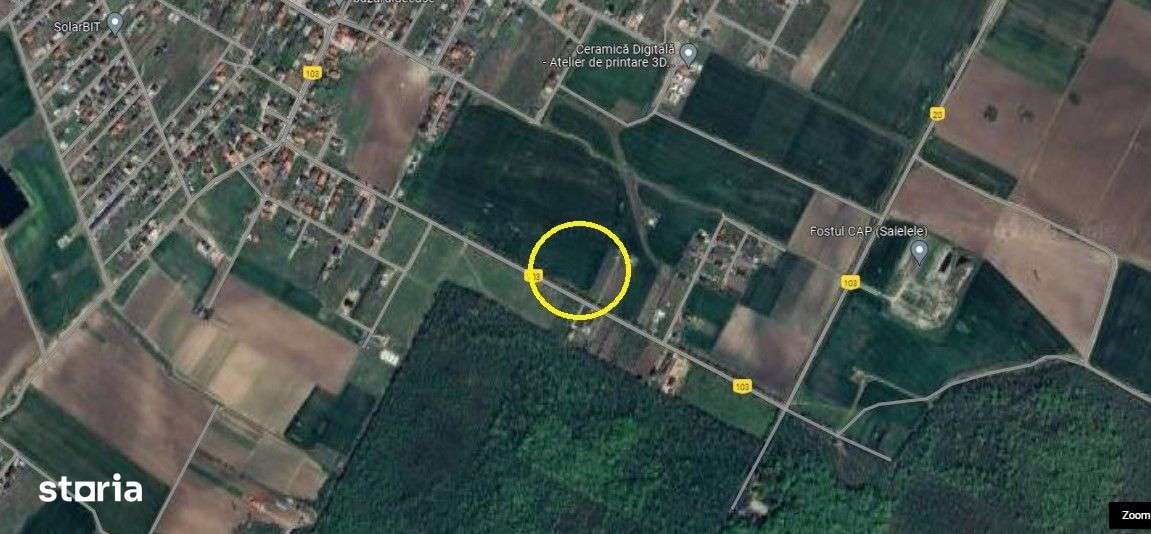 Vanzare teren intravilan Magurele / 2.500 mp / D: 17.55 m-2