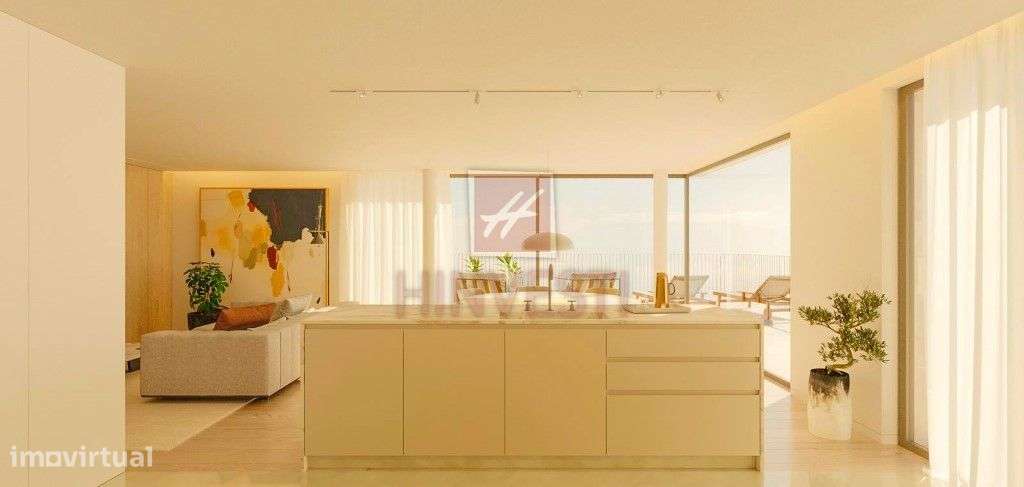 T2 Exclusivo com Varanda Panorâmica e Vista Mar/Rio | Vila Nova de Ga-6