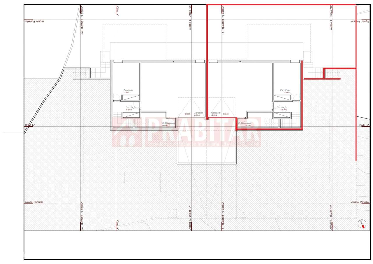 MORADIA TIPO T4 COM GARAGEM e grande terreno plano  NOVA-17