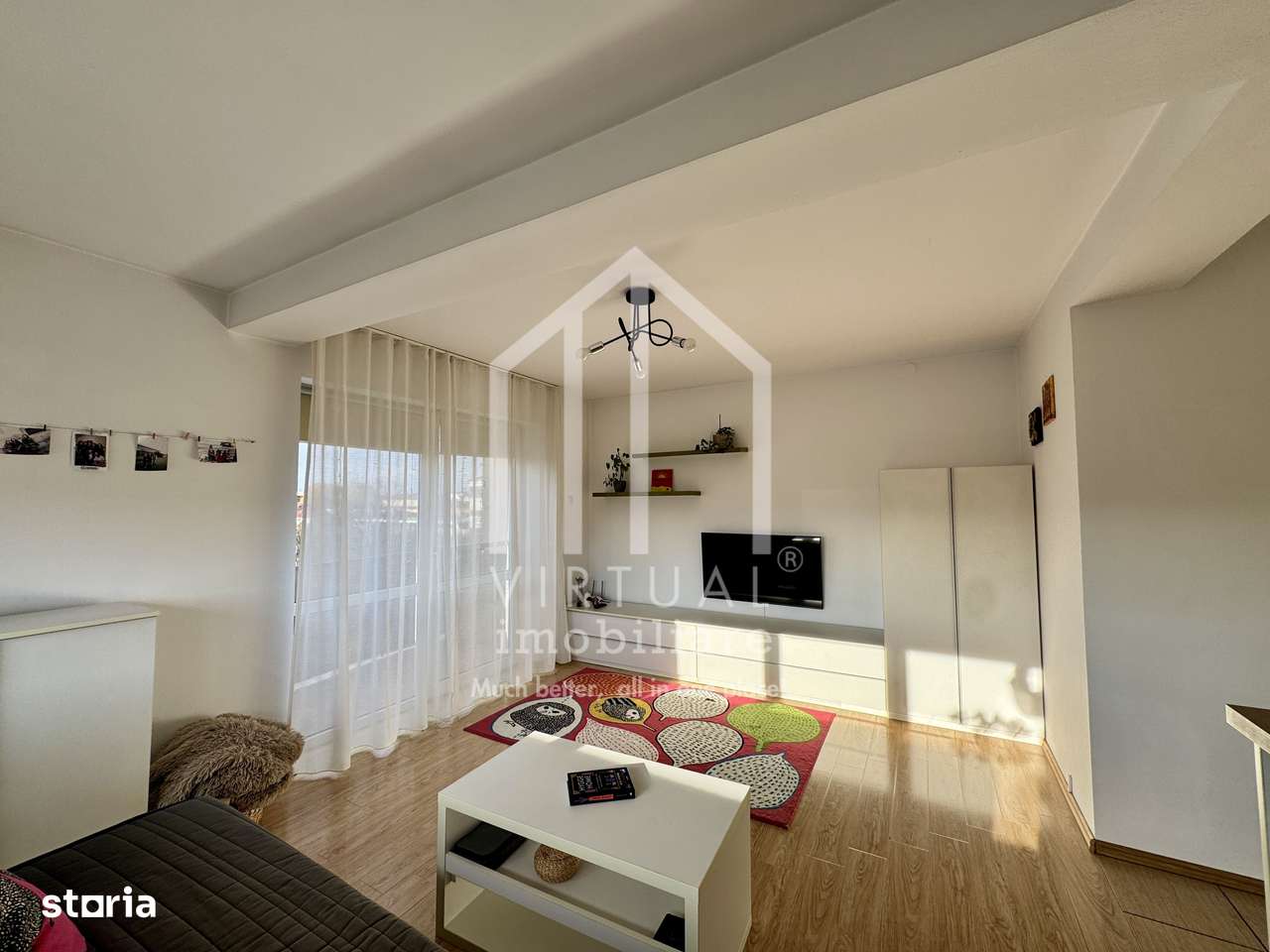 Apartament cu 2 camere, 43mp utili + balcon, mobilat, orientare sudica - Imagine principală: 4/14