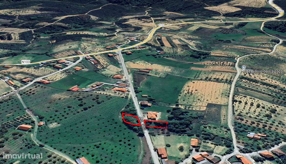 Terreno de 1.200m² em Valpaço (Vinhais) – Dividido em 2 parcelas - Grande imagem: 3/6