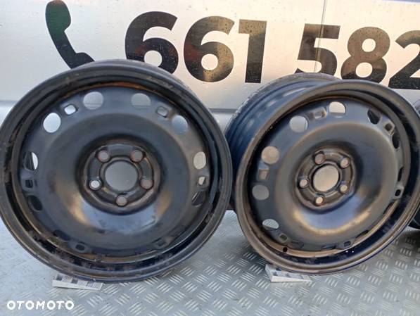 5x100 R14 5J ET35 Seat Cordoba III Ibiza III Skoda Fabia I, II, III FL Volkswagen Fox I STALOWE - 2