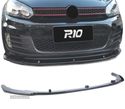 SPOILER LIP FRONTAL PARA VOLKSWAGEN VW GOLF 6 GTI 09-13 PRETO BRILHANTE - 1