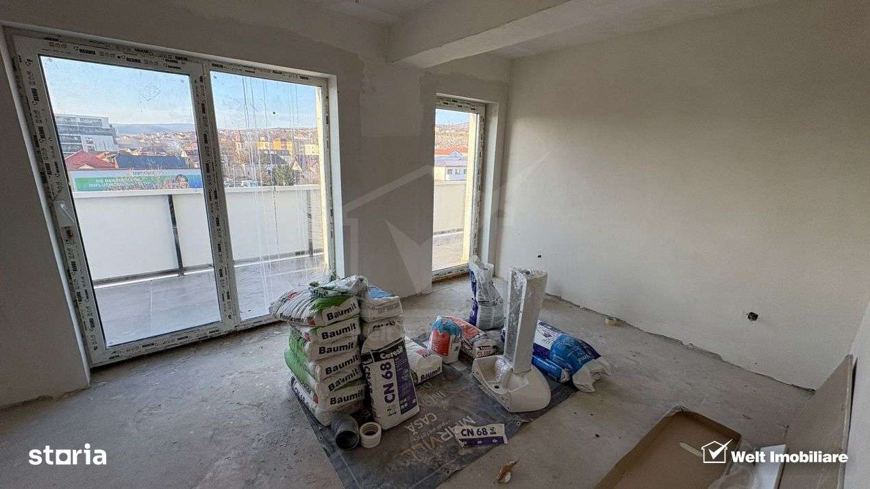 Apartament cu 2 camere, terasa 25 mp, Dambul Rotund - Imagine principală: 1/8