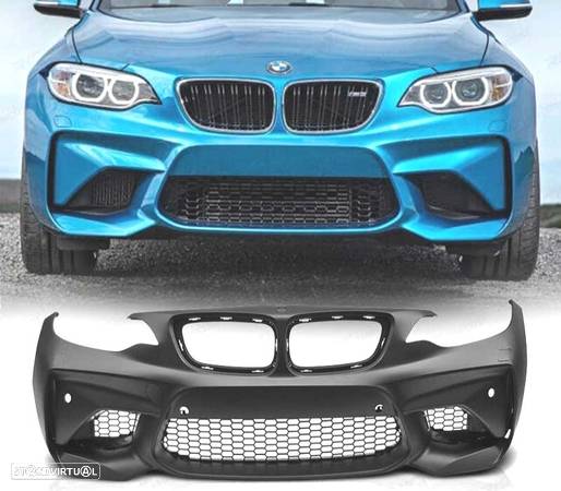 PARA-CHOQUE FRONTAL COMPLETO PARA BMW F22 F23 M2 LOOK PDC - 1