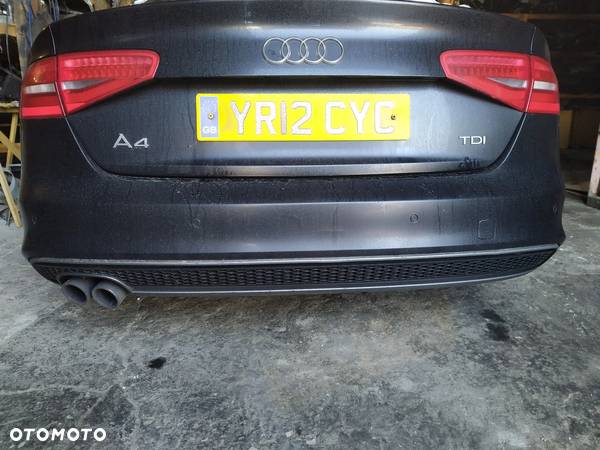 Zderzak tylny audi a4 b8 lift s line LY9B sedan - 3