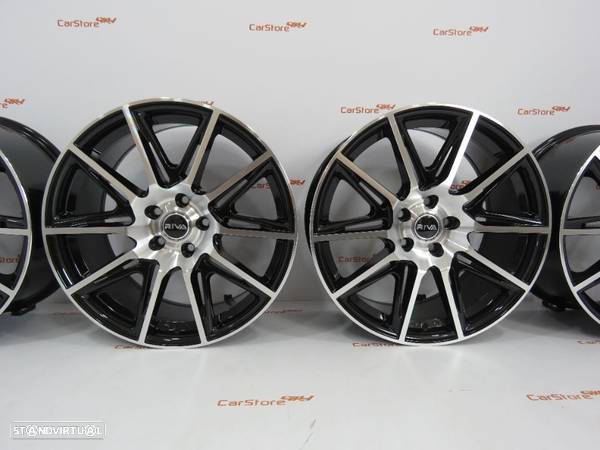 Jantes Riva RVBVA 17 x 7.5 et45 5x112 Preto + Polido - 2