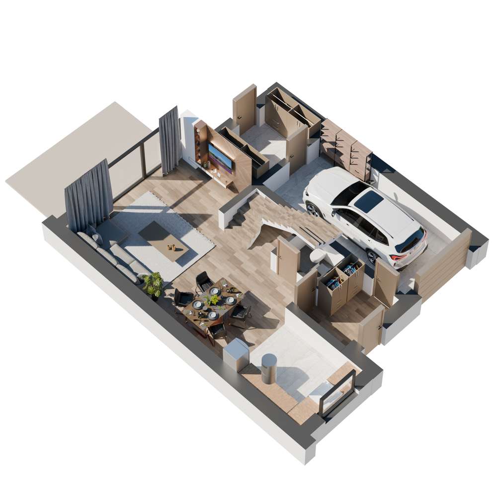 Dom w Szczecinku 133 m2 + poddasze 35m2 - Pełny obrazek: 5/7