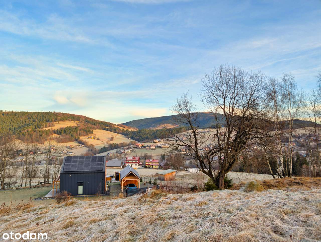Łętowe. 12 arów. Widok na Beskid Żywiecki. Skitury prosto z domu.-8