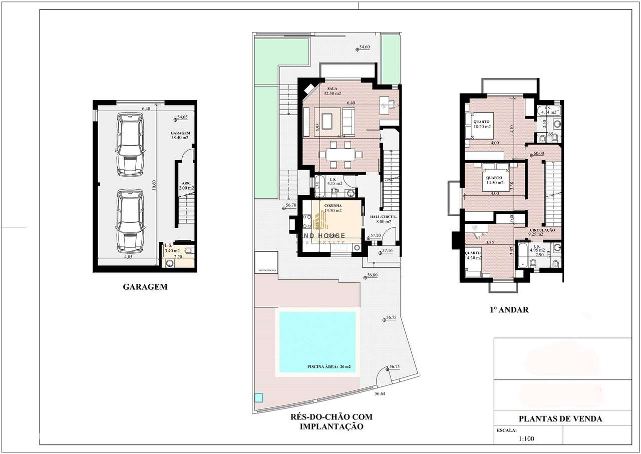 Moradia T3 com piscina, jardim e garagem box, na Caparica-49