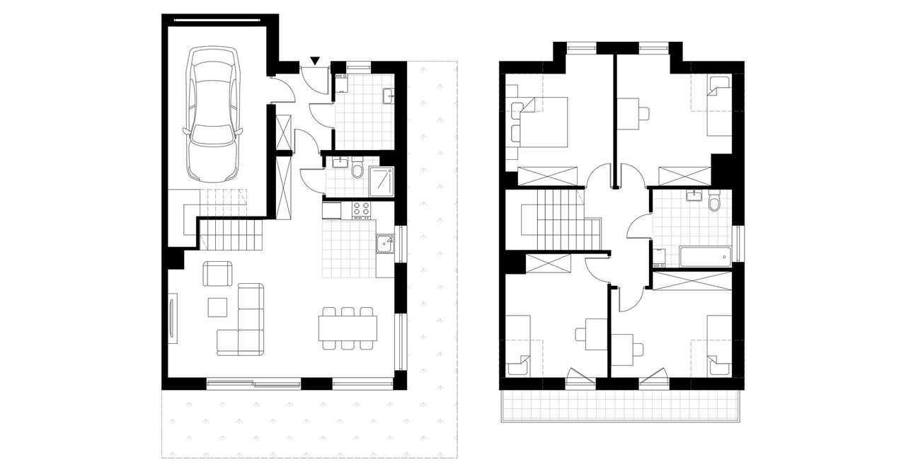 5-pokojowy dom 125m2 + ogródek Bezpośrednio - Pełny obrazek: 3/8
