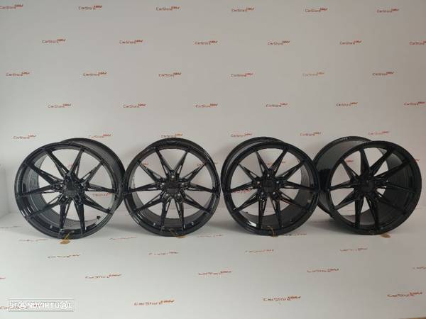 Jantes Haxer HX036 19 x 8.5 ET33 + 9.5 et 40 5x120 72.6 Preto Brilhante - 1