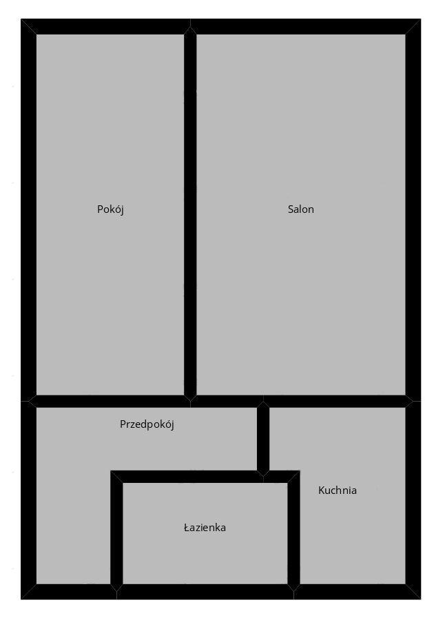 46,20 m², 2 Pokoje, ul.Cicha
