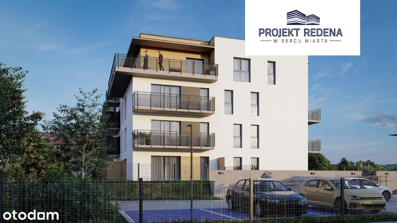 3 pokojowy apartament z ogródkiem- Projekt Redena