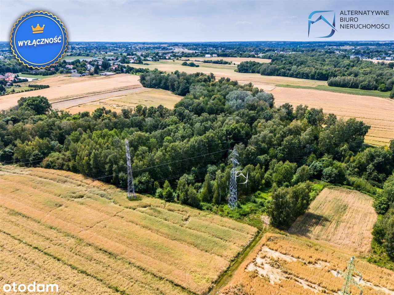 Działka rolno-leśna -15tys. Łagiewniki - Pełny obrazek: 4/12