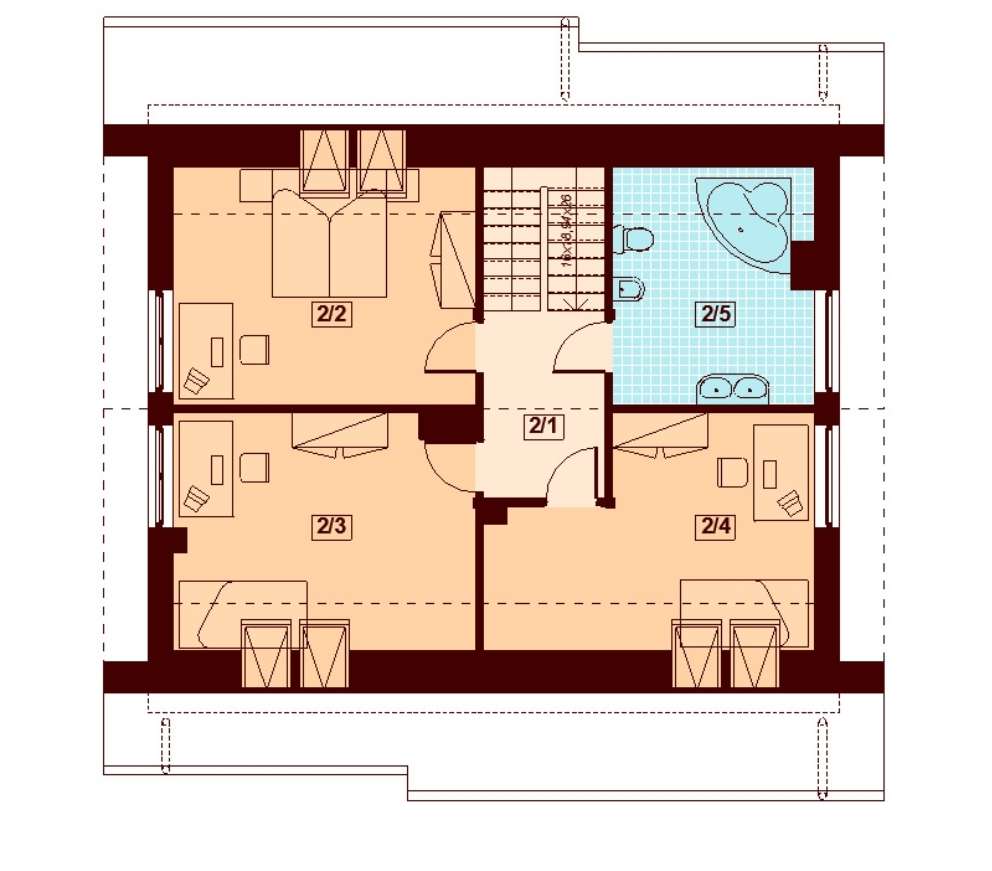 Kilkuletni dom na Jędrzychowie - Pełny obrazek: 4/5