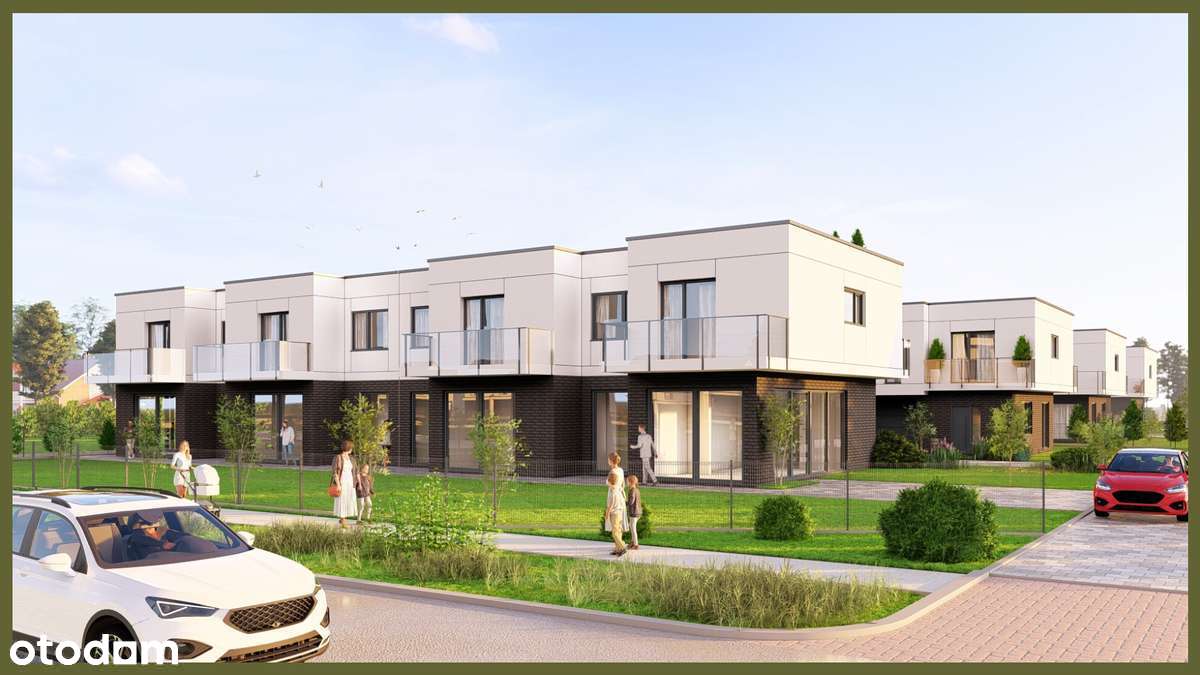 Nowoczesny dom szeregowy 114m² 8B | Garaż, ogród i taras | Lipiec 2026 - Pełny obrazek: 2/12