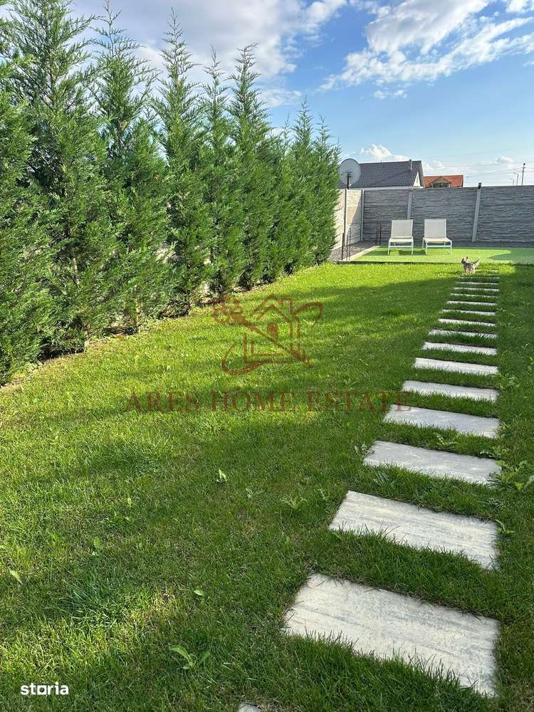 Casa in stil mediteranean, ultrafinisată 5 camere, 3 bai + curte.-14