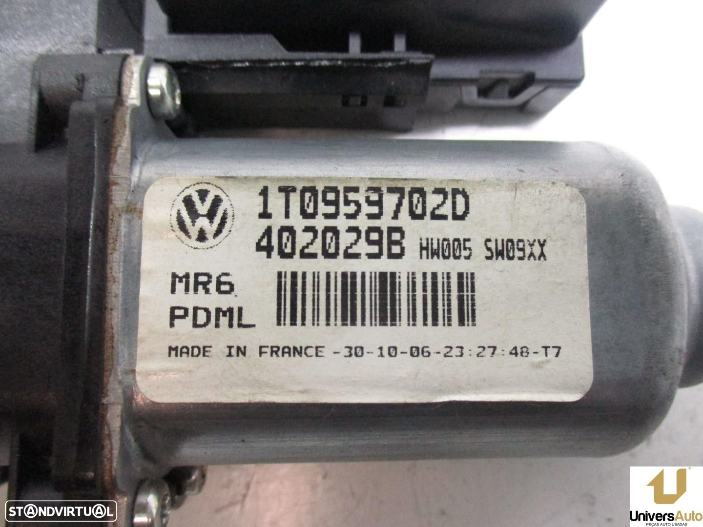 MOTOR ELEVADOR DE VIDRO FRONTAL DIREITO VOLKSWAGEN CADDY III BREAK FAMILIAR 2006... - 3