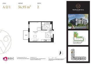 Kawalerka z balkonem, 36,93m2