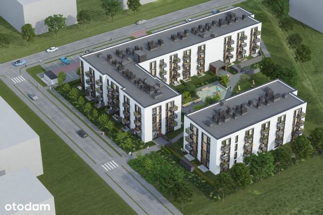 2-pokojowe mieszkanie 40m2 + balkon