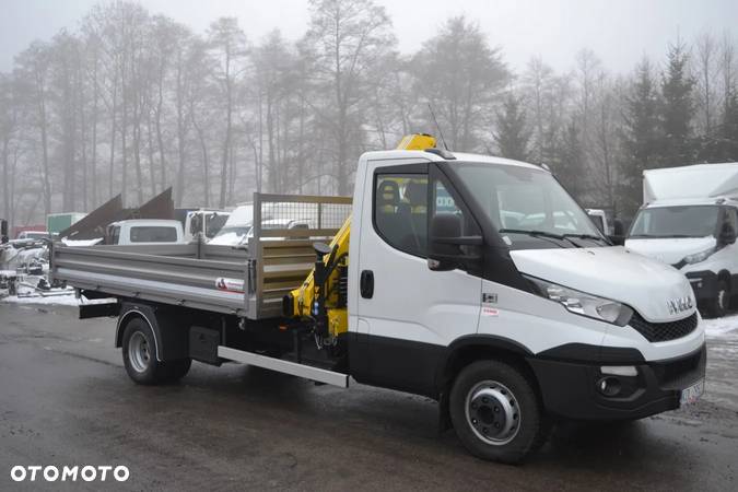 Iveco Daily 72-180 Nowy 3-stronny Wywrot Kiper Wywrotka HDS Żuraw HC 43A1 Jak Fassi F40 - 12