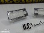 Suporte De Lâmpada De Matricula Com Led Branco Para Audi A3 8P, A4 B6, B7, A6 4F, A8, Q7, A5 - 2