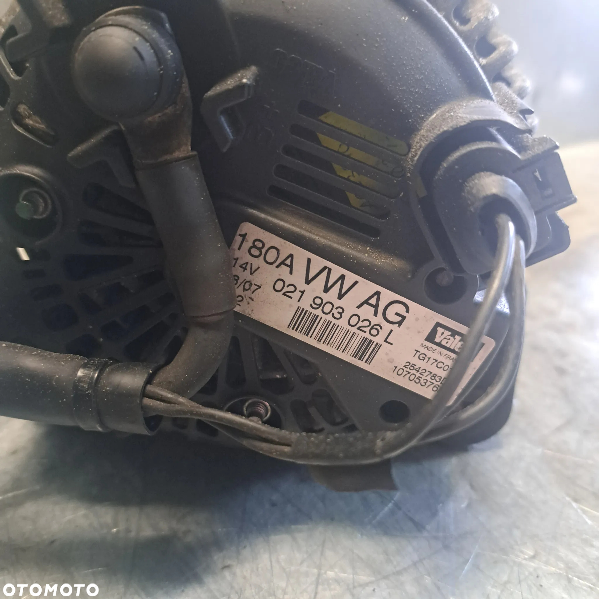 VW AUDI SKODA SEAT ALTERNATOR 180A 14V 021903026L VALEO - 2