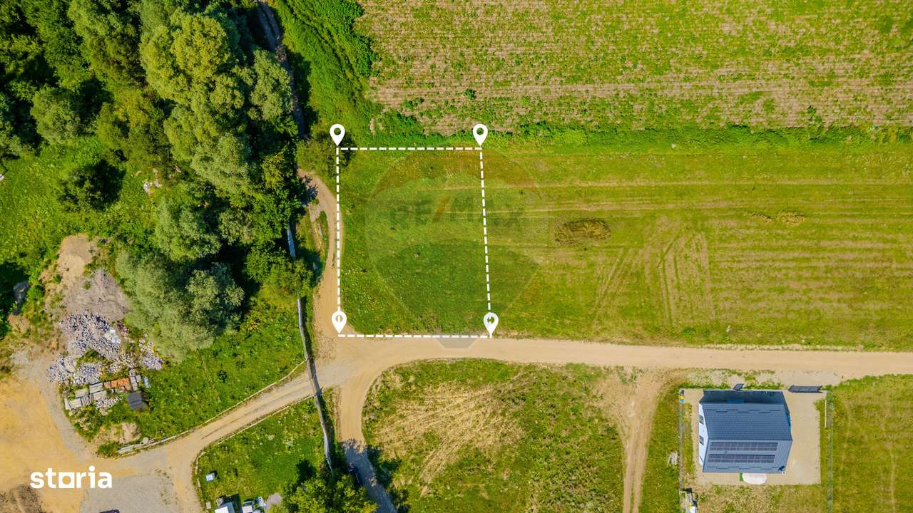 Teren intravilan 947 mp de vânzare – Sanpetru, Strada Drumul cu Plopi - Imagine principală: 4/7