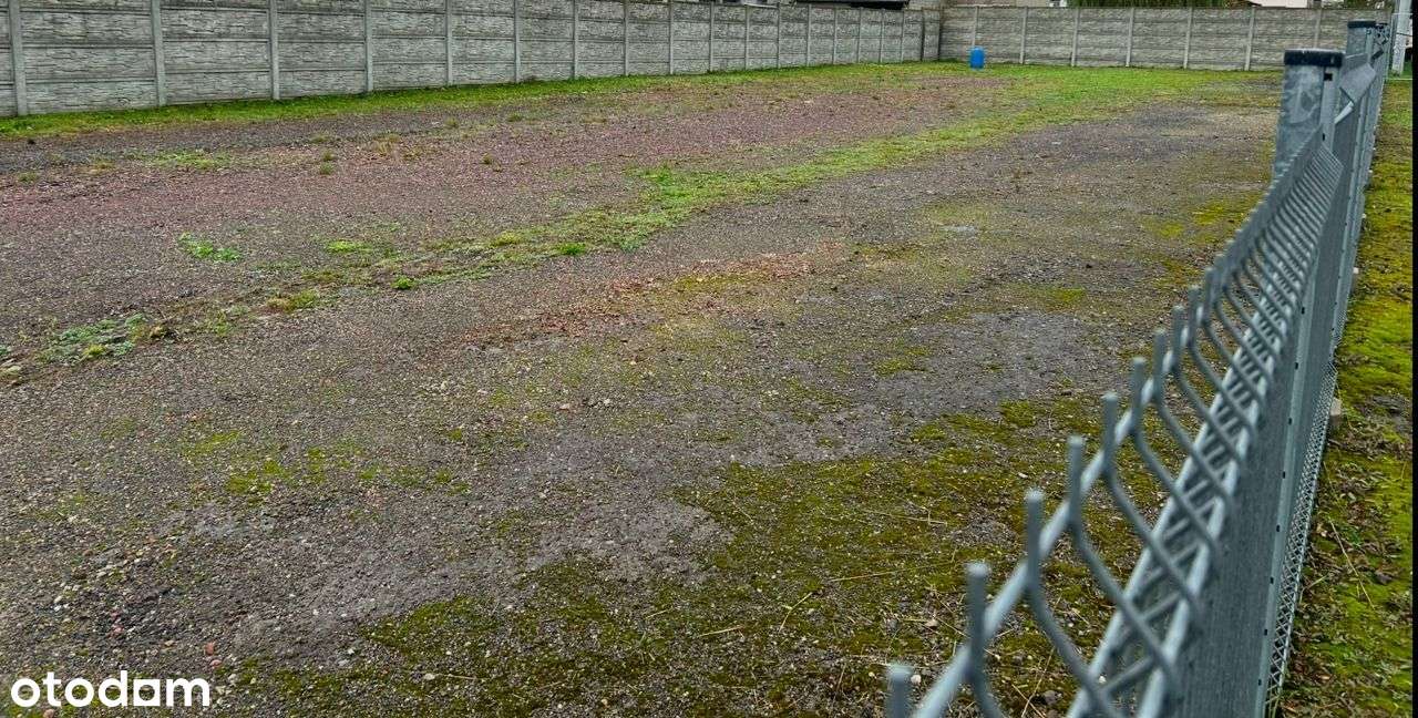 Teren ogrodzony , utwardzony ,media 1800m2 - Pełny obrazek: 3/4