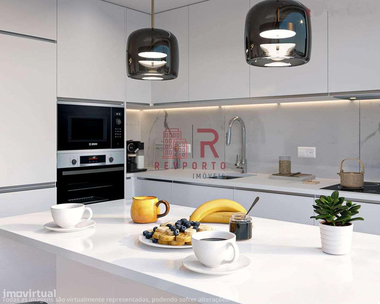 Apartamento T2, com 2 suítes, varanda, jardim e garagem-2