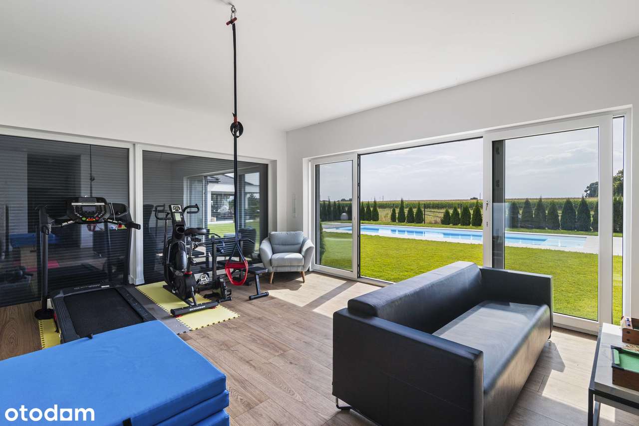 Nowoczesny dom parterowy z basenem | Duża działka | 5 min Wrocław-8