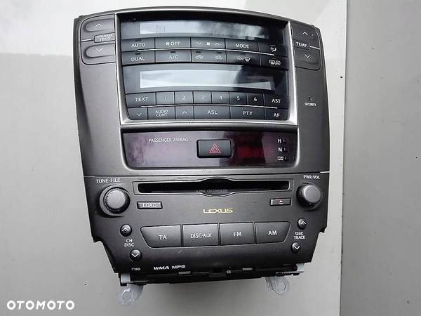 LEXUS IS II 220D RADIO CD PANEL 86120-53370 - 1