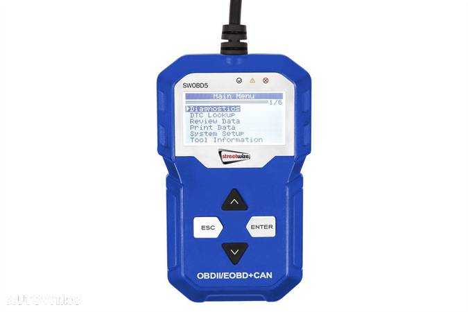 Tester Auto Profesional cu afisaj, Diagnoza OBD2 EOBD Streetwize - 1