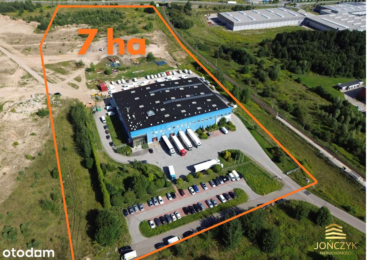 7 HA DZIAŁKI INWESTYCYJNEJ Z HALĄ MAGAZYNOWO-BIUROWĄ-0