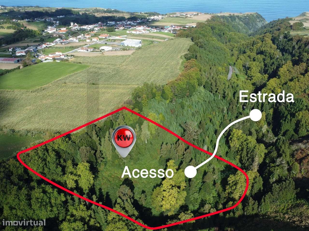 Terreno Rústico em Lomba da Maia - Grande imagem: 2/9