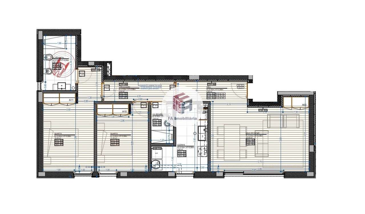 Apartamento T2 Garagem - Grande imagem: 2/2