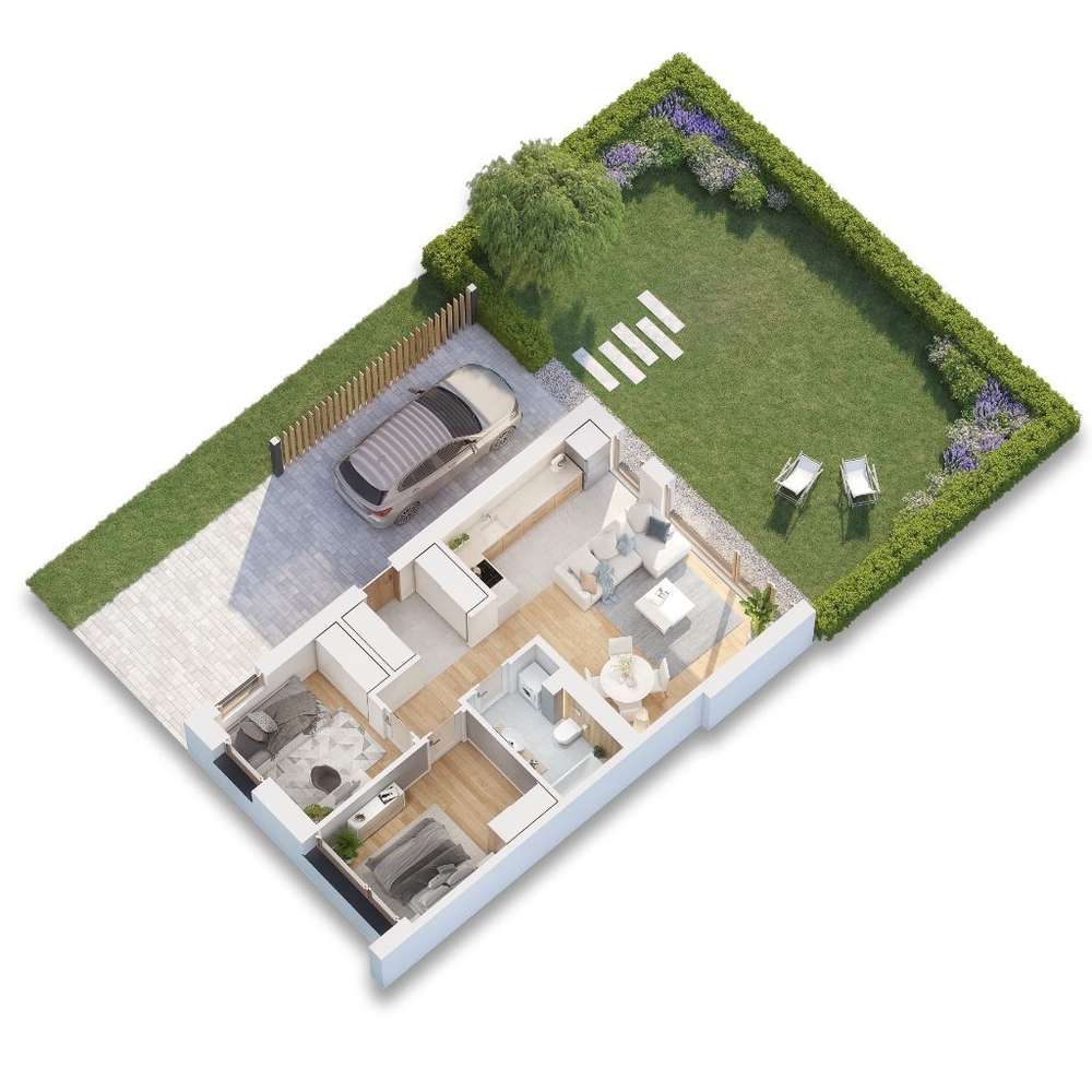 DIUNA - OSTATNIA SZANSA! 3 pokoje z dużym ogrodem! - Pełny obrazek: 4/12