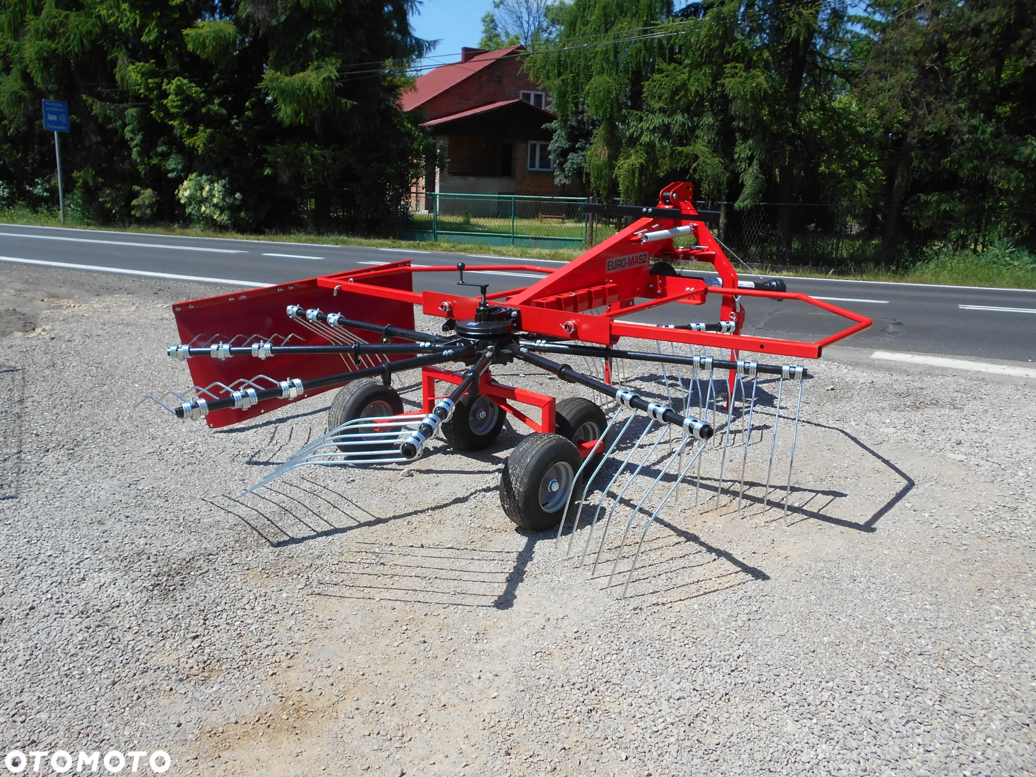 EURO-MASZ ZGRABIARKA KARUZELOWA/PAJĄK 3,5m TANDEM WAŁEK WOM DARMOWY TRANSPORT!! DOSTPNE OD RĘKI - 5