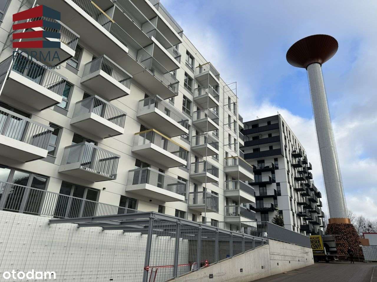 Przestronny apartament, Wieża Jeżyce, balkon, miej